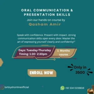 Oral Communication & Presentation Skills