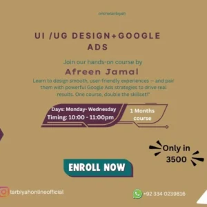 UI/UX Design & Google Ads Mastery Program