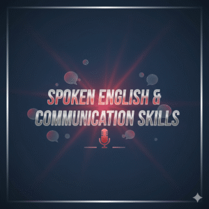 Spoken English & Communication Skills course by Madiha Online Teaching focusing on fluency and public speaking.